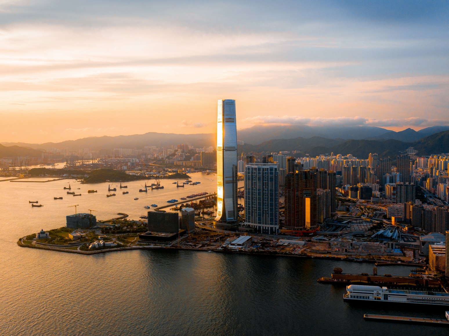 Hong Kong cityscape skyline